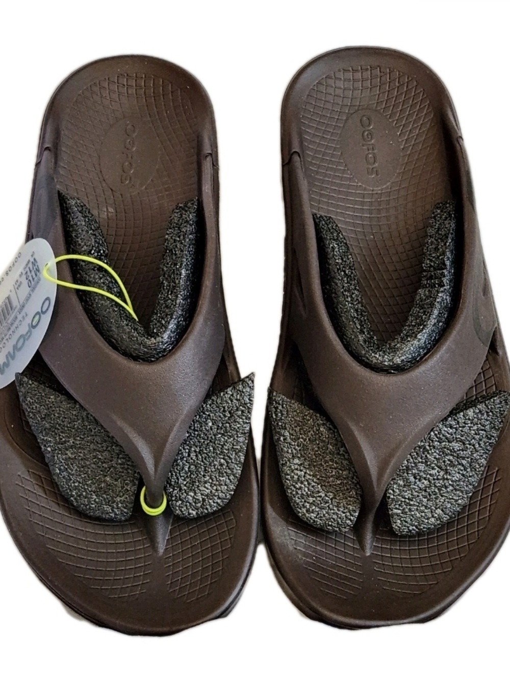 OOFOS Ooriginal Sport Unisex Mocha Flip-Flops Men's 10 | Women's 12